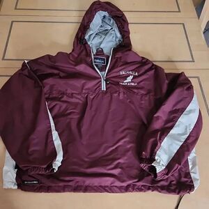 Holloway Valhalla pullover windbreaker burgandy men's XXL